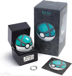 The Wand Company Original Poké Ball Authentic Replica - Realistic, Electronic, Die-Cast Poké Ball with Display Case Light Features – Officially Licensed by Pokémon