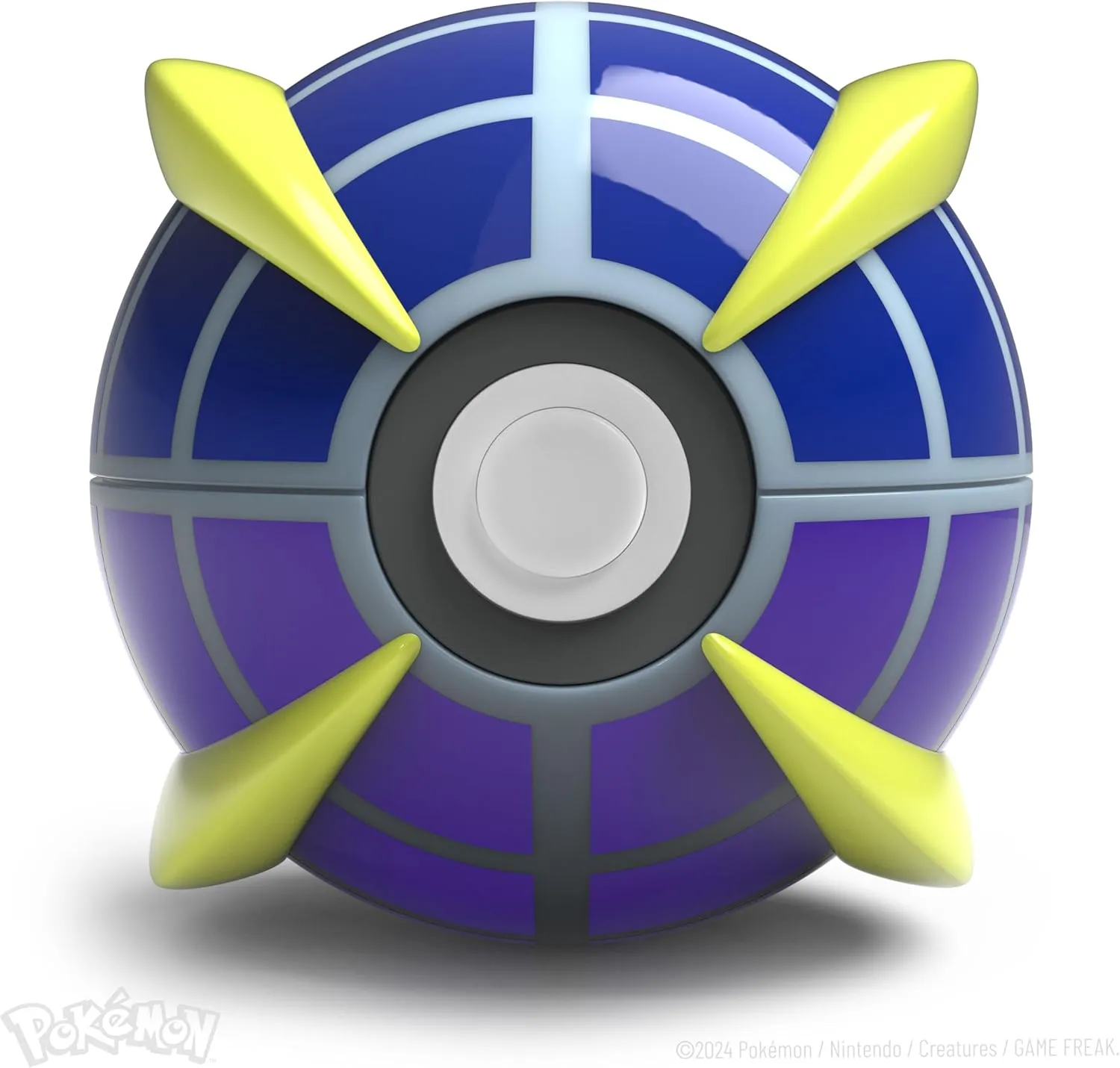 The Wand Company Original Poké Ball Authentic Replica - Realistic, Electronic, Die-Cast Poké Ball with Display Case Light Features – Officially Licensed by Pokémon