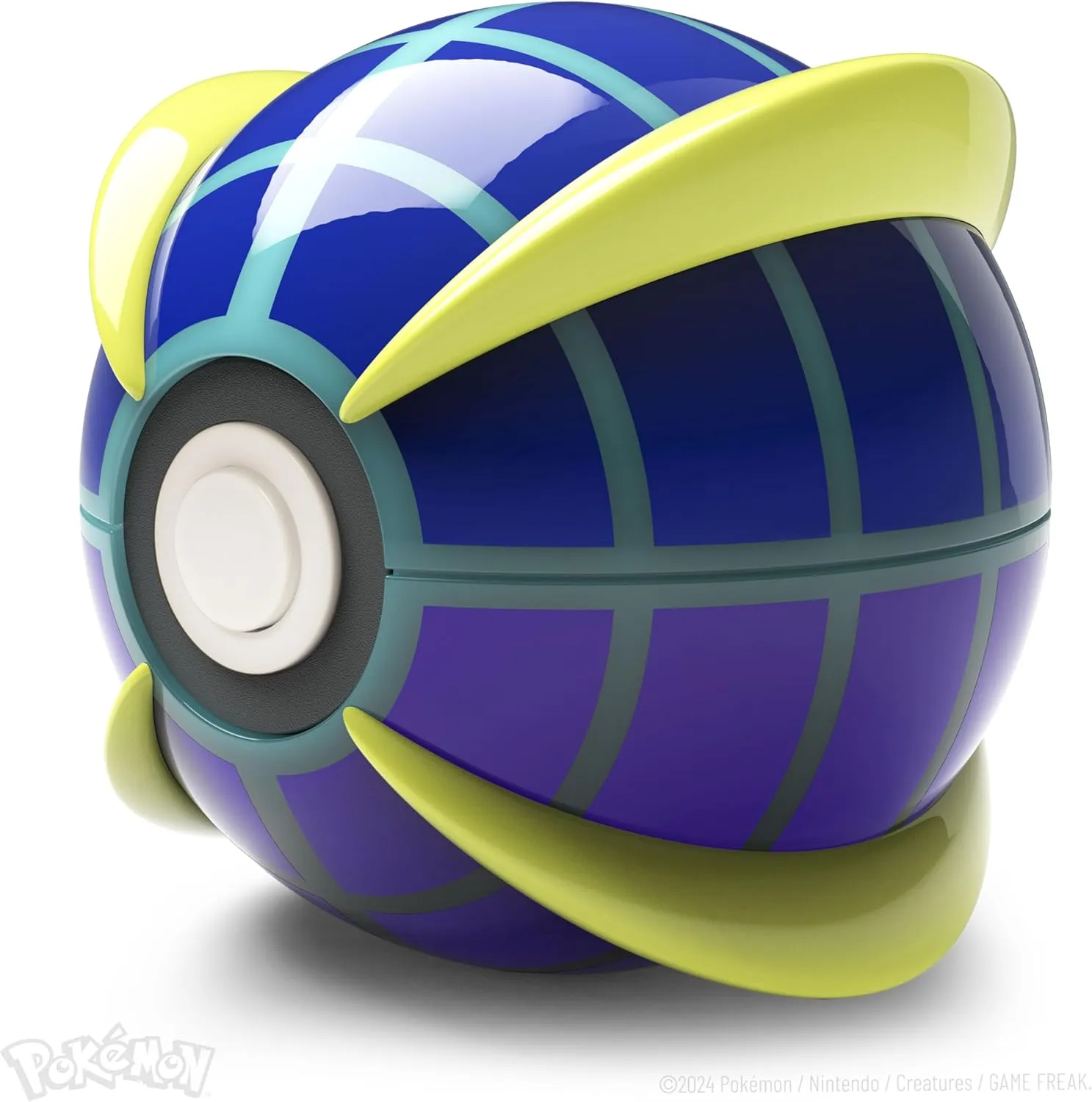 The Wand Company Original Poké Ball Authentic Replica - Realistic, Electronic, Die-Cast Poké Ball with Display Case Light Features – Officially Licensed by Pokémon