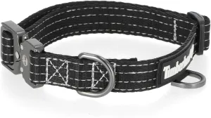 Timberland Adjustable Dog Collar, Tactical Heavy Duty Dog Collar, Reflective Quad Stitching for Visibility, Quick Release Metal Buckle, Small Medium Large Dogs (12” – 25” Neck)
