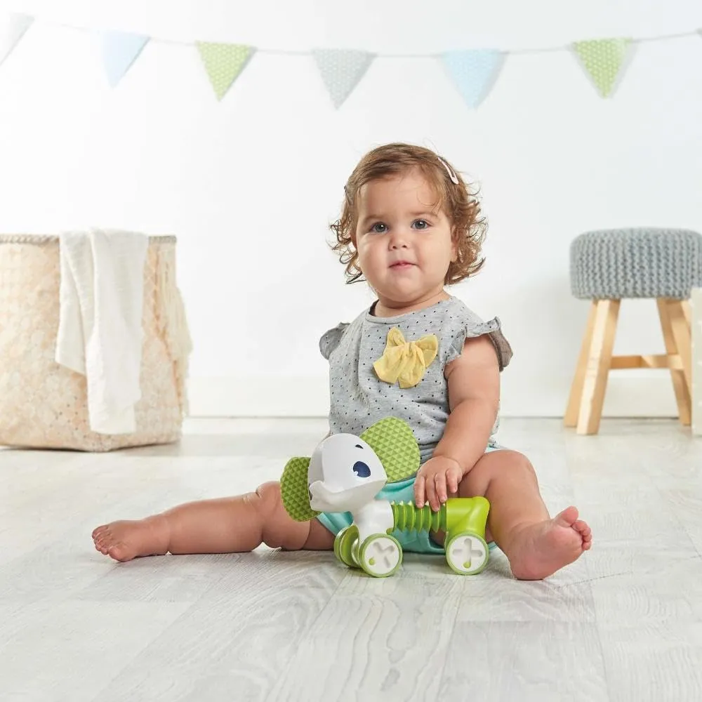 Tiny Love Samuel Elephant Rolling Toy - White, Black, Pink