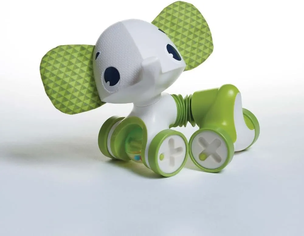 Tiny Love Samuel Elephant Rolling Toy - White, Black, Pink