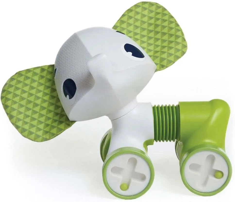 Tiny Love Samuel Elephant Rolling Toy - White, Black, Pink