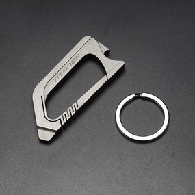 Titanium Heavy Duty Key Rings Mini Carabiners Keychain