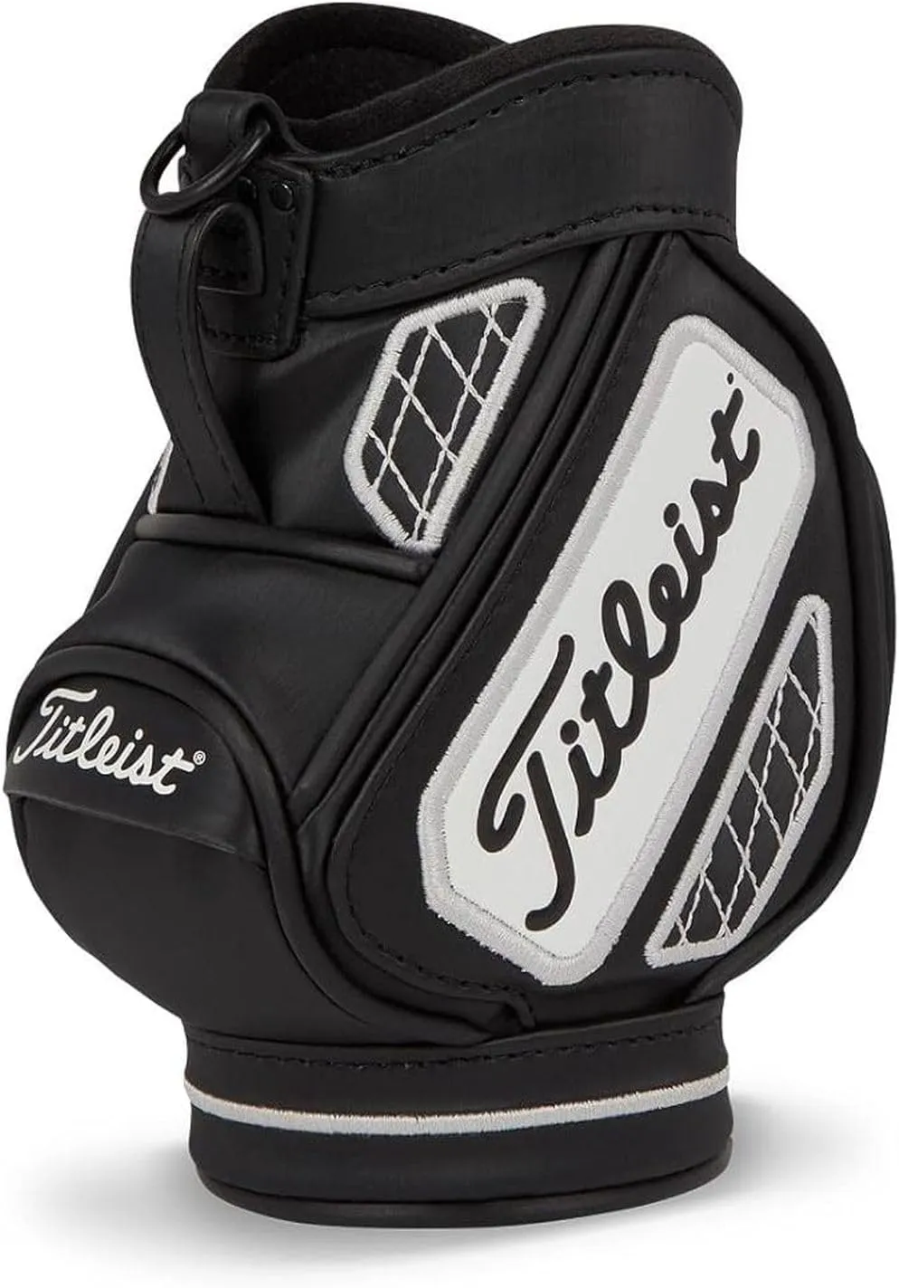 Titleist Desk Caddy (Black/White, 5.9"x3.6") 2025 Mini Display Bag