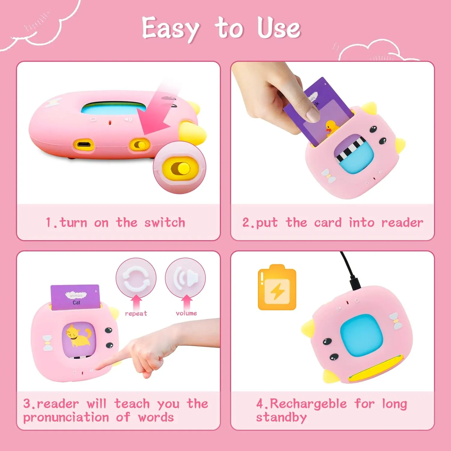 Toddler Learning Toys for 3 4 5 Year Old Boys and Girls(2025 New), Early Educational Toys, 224 Sight Words Talking Flash Cards,Pocket Speech for Toddlers