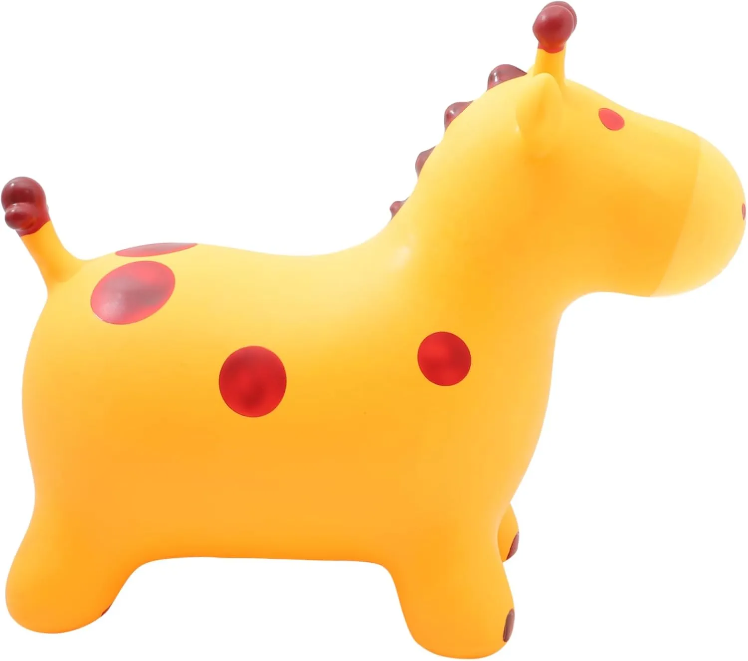 Totority Inflatable Toy for Boy Girl Thickened Outdoor Bouncing Mount with Air Pump Educational Toy for Toddlers Fun Cartoon Design for Physical Activity
