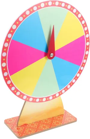 Totority Mini Roulette Wheel Dry Erase Prize Wheel for Parties Boys and Girls' Game Wall Game Set