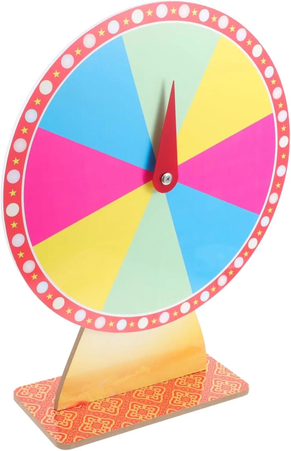 Totority Mini Roulette Wheel Dry Erase Prize Wheel for Parties Boys and Girls' Game Wall Game Set
