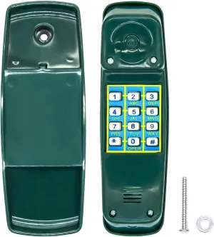 Toy Phone for Kids Swing Set Phone Pretend Phones and Learning Education Phone Plastic Telephone Creative Children Play Phone for Toddlers Baby Cell Phone Playhouse Phone (Green)