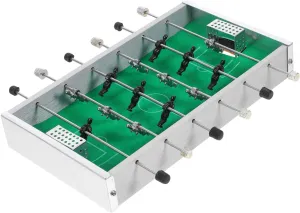 Toyvian Mini Foosball Table Portable Tabletop Soccer Game for Family Fun Robust Construction for Interactive Play and Skill Development Game Rooms and Outdoor Activities