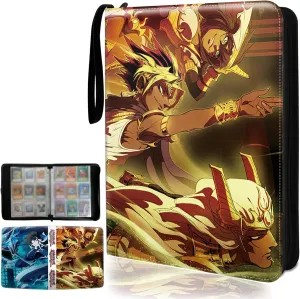 Trading YGO Card Binder, Fits 900 Cards Card Collector Album Holder,with 50 Removable Sleeves Toys Gifts for Boys Girls