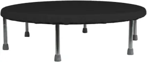 Trampoline Cover Mini Trampoline Cover Waterproof protective cover for Trampoline Indoor Outdoor Garden Rebounder (Not Spring Cover) (Black, 48"Dia x 4.3"H)