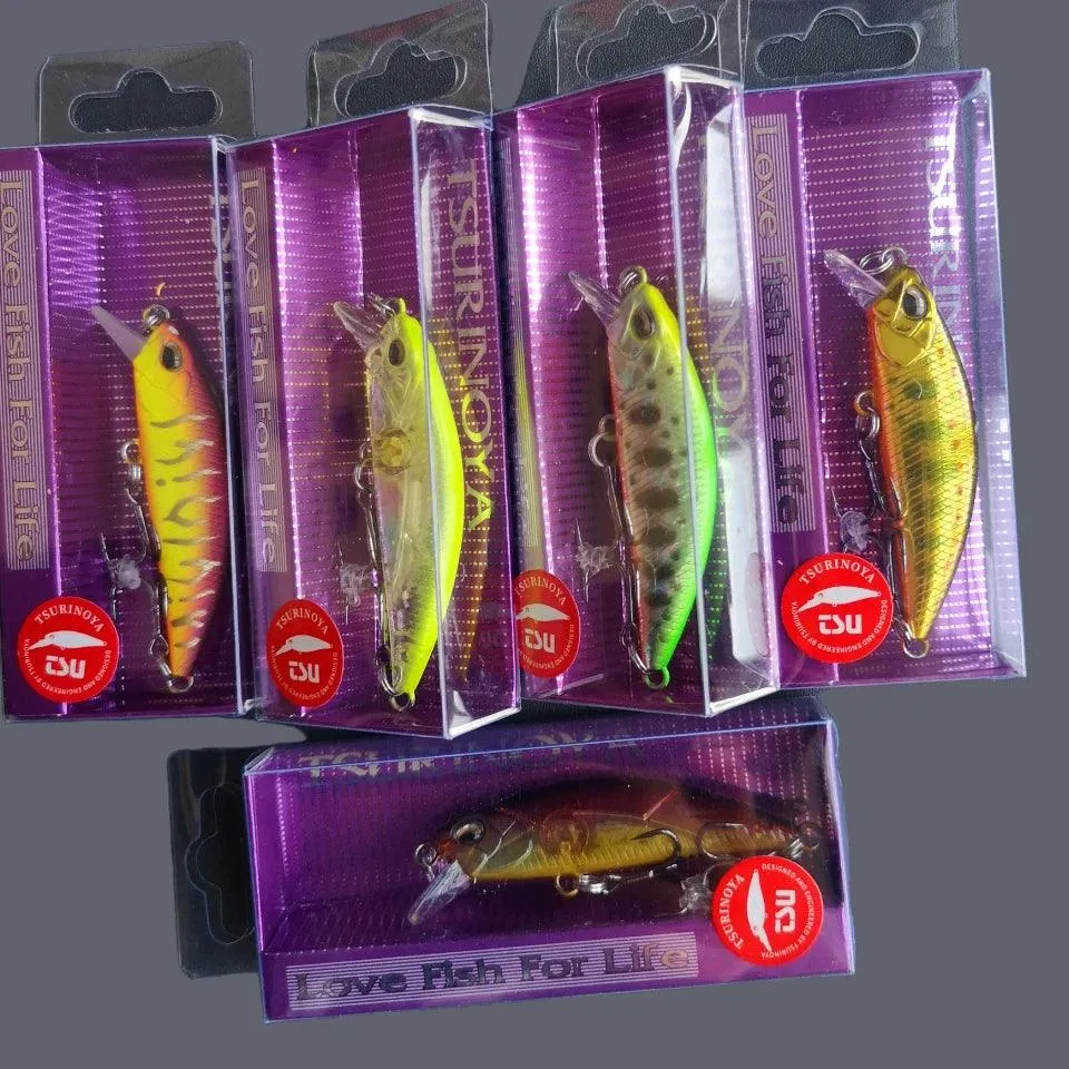 TSURINOYA DW63 50mm 5g Sinking Minnow Hard Bait Mini Fishing Lures with Hook