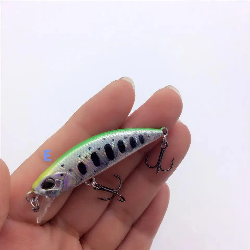 TSURINOYA DW63 50mm 5g Sinking Minnow Hard Bait Mini Fishing Lures with Hook