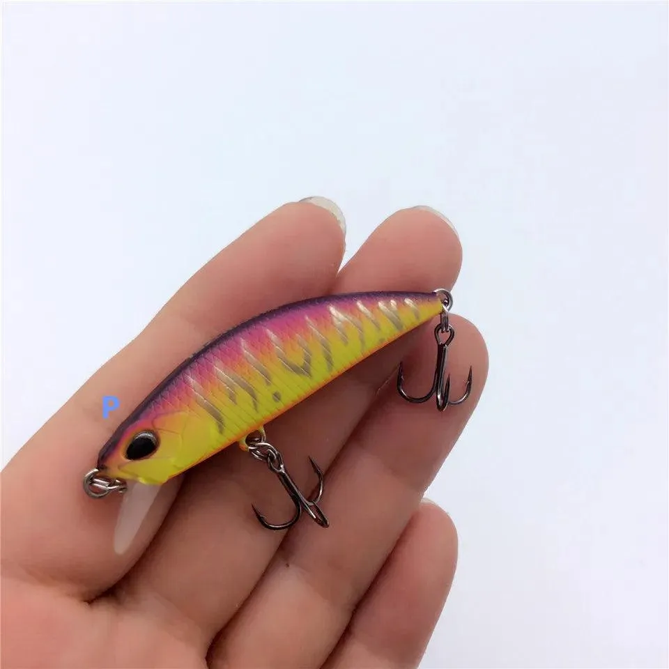 TSURINOYA DW63 50mm 5g Sinking Minnow Hard Bait Mini Fishing Lures with Hook