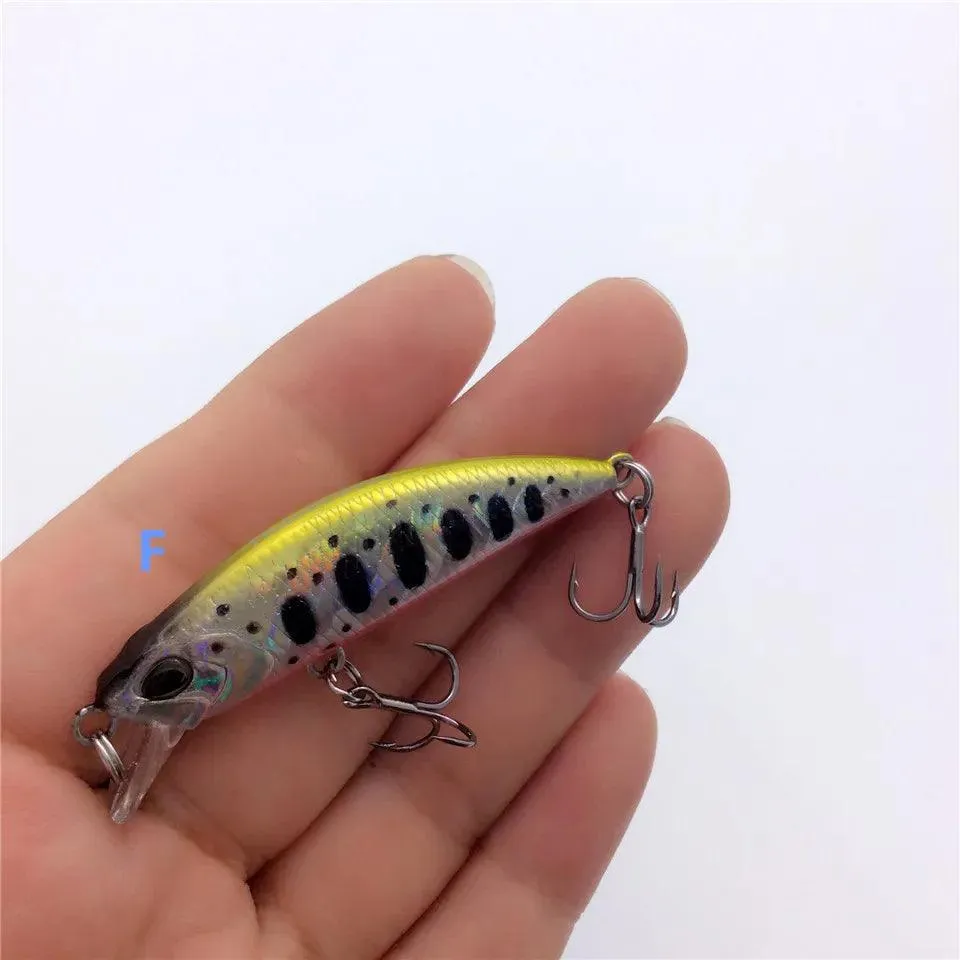 TSURINOYA DW63 50mm 5g Sinking Minnow Hard Bait Mini Fishing Lures with Hook