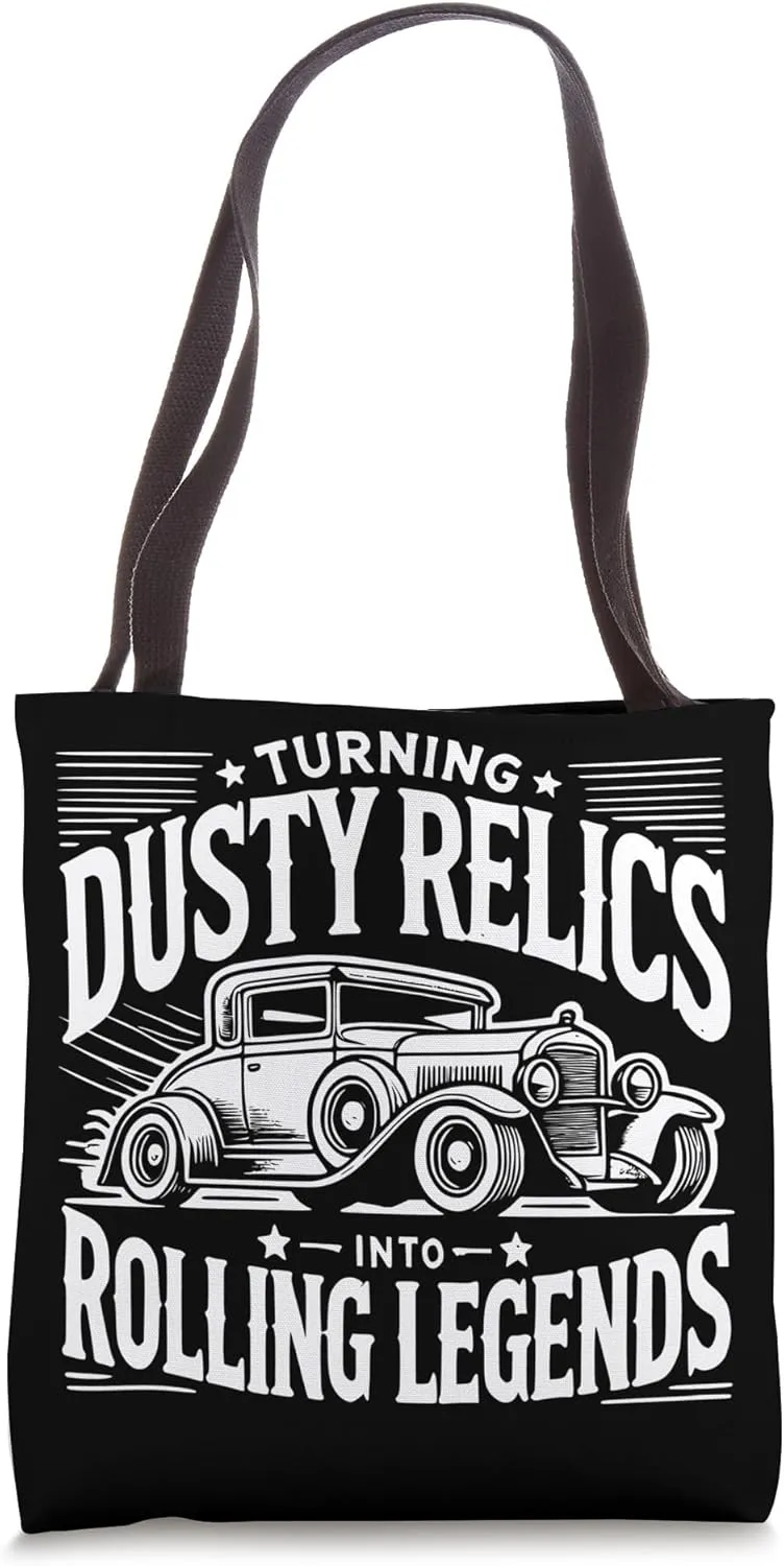 Turning Dusty Relics Into Rolling Legends Tote Bag