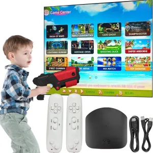 TV Game Console,Retro Video Games Console for Kids Adults Built-in 200 Classic TV Games Console Support TV Output ,Birthday Xmas Gift for Boys Girl 4-12 (983IN1 Game) (983IN1 Game)