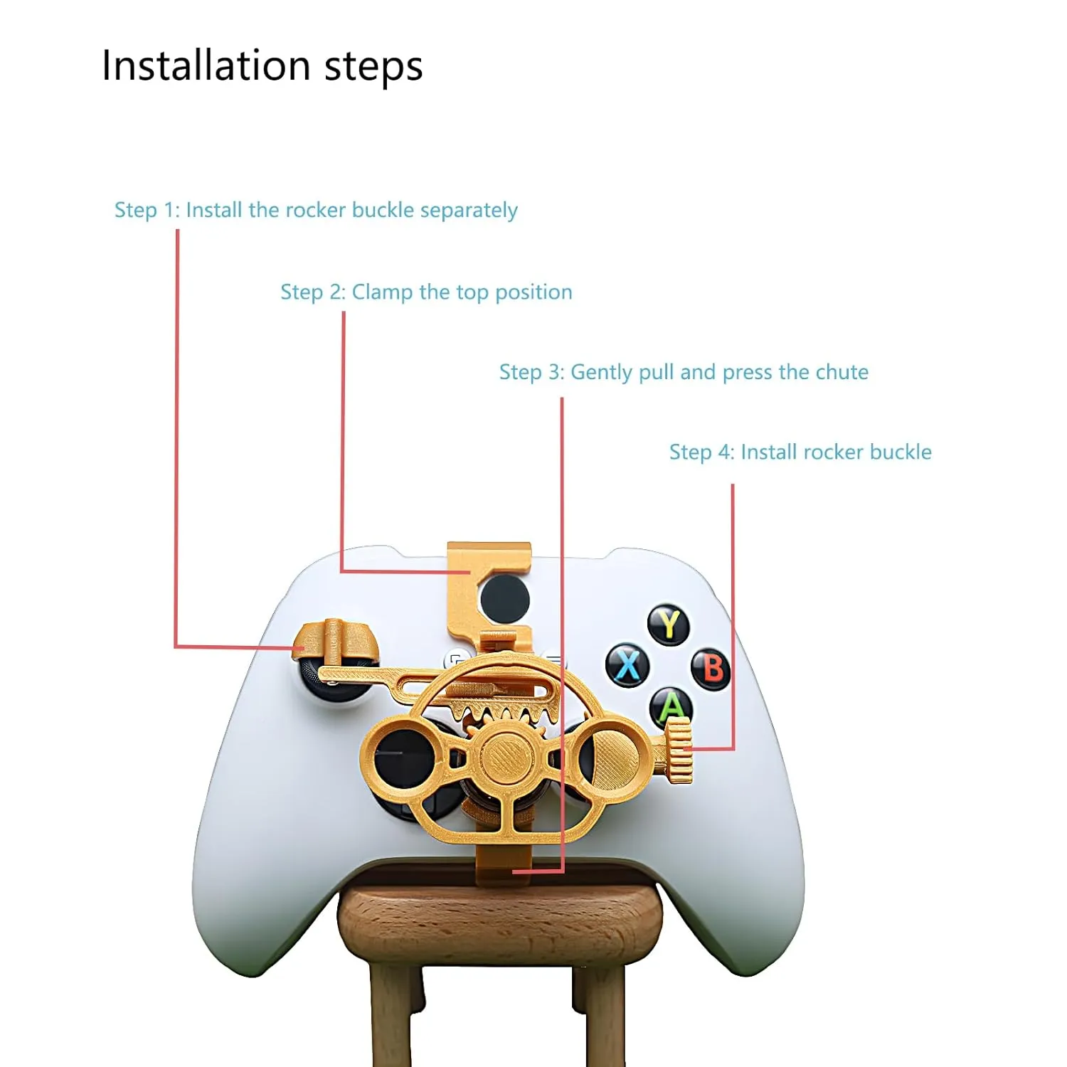 TXW Game Controller Mini Steering Wheel for Xbox Accessory for XboxSeries X/S Racing Video Game,Game Joystick Racing Games Controller (Black)