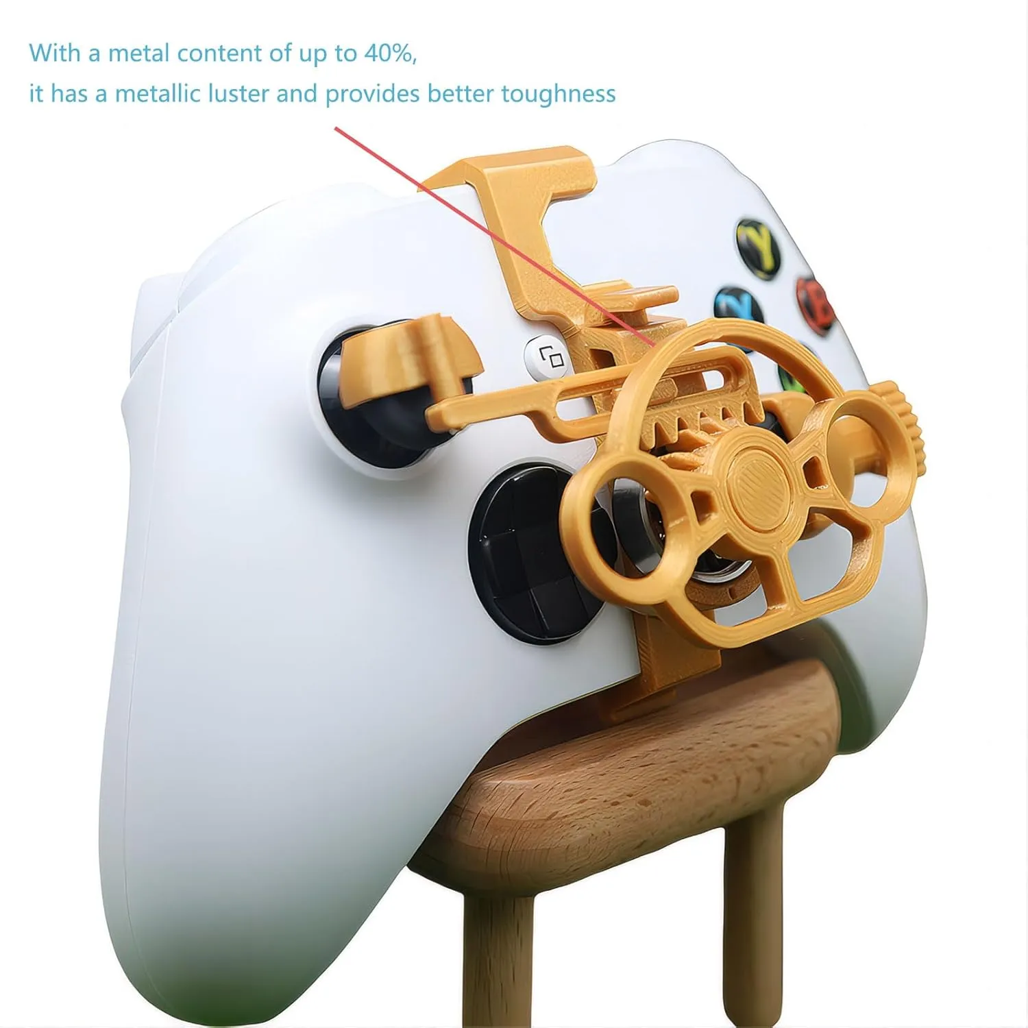 TXW Game Controller Mini Steering Wheel for Xbox Accessory for XboxSeries X/S Racing Video Game,Game Joystick Racing Games Controller (Black)