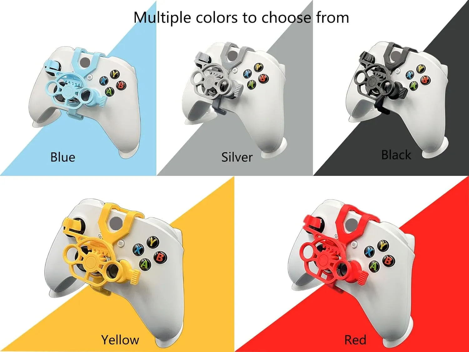 TXW Mini Racing Steering Wheel for Xbox ONE X/S/Elite Game Controller,Racing Games Controller Steering Wheel Attachment Accessory for Xbox ONE (Red)