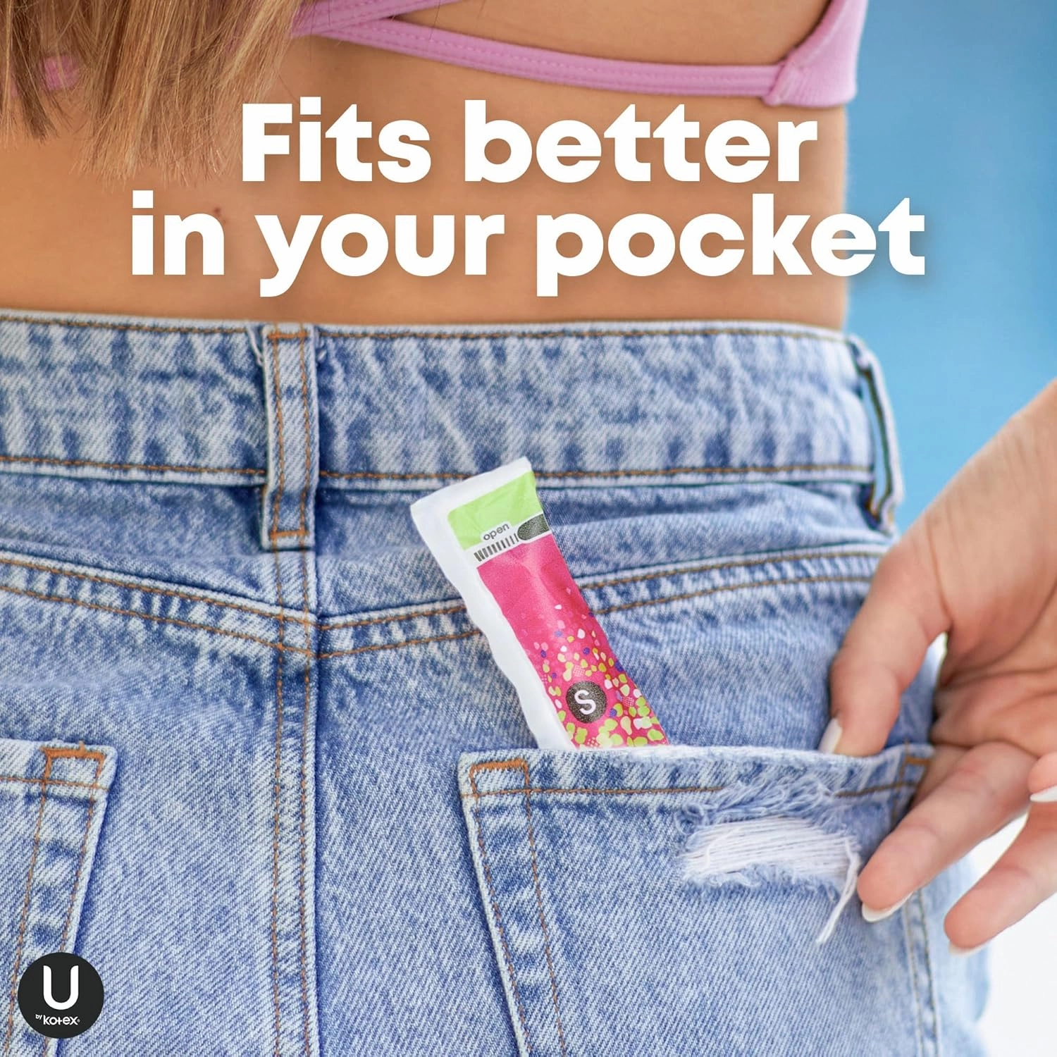 U by Kotex Click Compact Tampons, Super Absorbency, Unscented, 192 Count (6 Packs of 32) (Packaging May Vary)