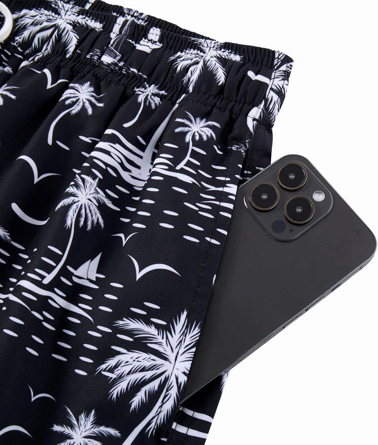uideazone Mens Swim Trunks with Compression Liner Swimming Shorts 7 Inch Inseam Waterproof Quick Dry Beach Sport Shorts M-XXL