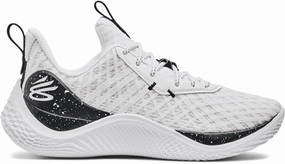 Under Armour Curry Flow 10 Team Adult Basketball Shoes White/Black