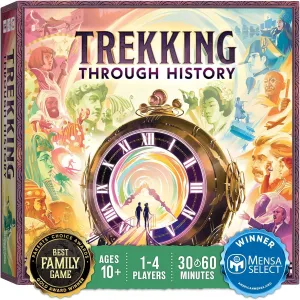 Underdog Games Trekking Through History: The Award-Winning Family Board Game | Great for Kids Ages 10 and Up & No History Knowledge Needed | Easy to Learn & Fun for Family Game Night | Designed