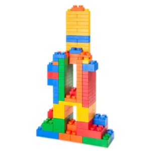 UNiPLAY Mix Soft Building Blocks - 120-Piece Set for Infant Early Learning, Cognitive Development, and Toddler Creative Play - Ages 3 Months 
