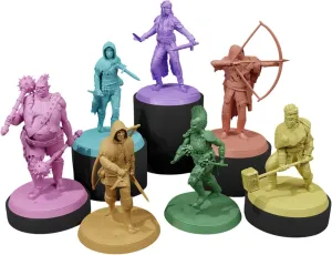 Unpainted DND All Bandits (Set of 6) Miniature Figurine, Tabletop Gaming Collectible, Fantasy World, Ideal Gift for Dungeon Masters and Collectors Alike - Designed by Ella's Arcanum
