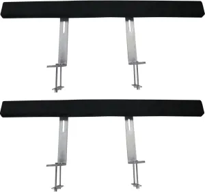 VEVOR Boat Trailer Guide-ons, 48", 2 PCS Rustproof Steel Trailer Guide ons, Trailer Guides with Carpet-Padded Boards, Mounting Parts Included, for Ski Boat, Fishing Boat or Sailboat Trailer