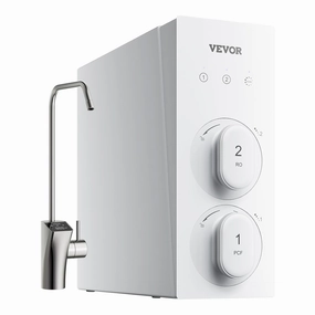VEVOR Reverse Osmosis System, 800 GPD 8-Stage Tankless Reverse Osmosis Water Filter, NSF Certified TDS Reduction, Under Sink Water Filtration System with Smart Display Faucet, 2:1 Pure to Drain Ratio
