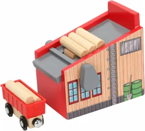 VICASKY 1Set Wooden Train for Car Kit for Creative Play Educational Fun and DIY Projects Present for Ages