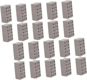 VICASKY 30pcs Miniature Bricks for DIY Building Projects Lifelike Mini Red Brick for Dollhouse Decoration Creative Exploration of Bridges and Structures for Imagination