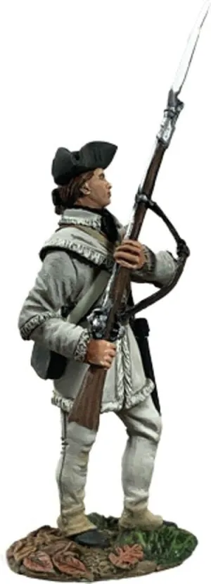 W. Britain American Revolution 16137 Continental Line Infantry Standing Alert 1:30 Scale Metal