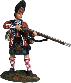 W. Britain Soldiers 16057 Clash of Empires 42nd Royal Highland Regiment Grenadier Standing Alert