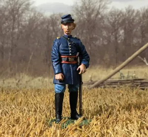 W. Britain's American Civil War 31302 Union Captain George Armstrong Custer 1:30 Scale Pewter