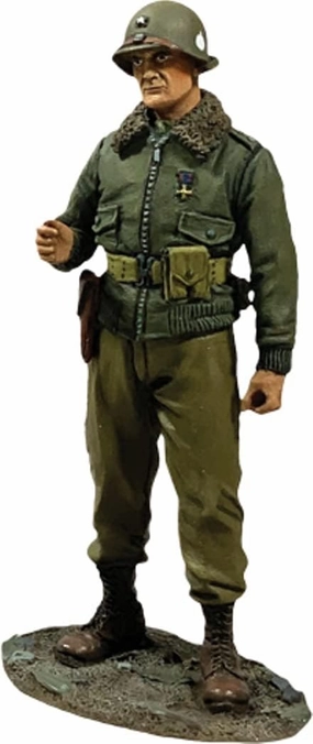 W. Britain Museum Collection 10117 U.S. Army 101st Airborne General McAuliffe 1944-1945 1:30 Scale Metal