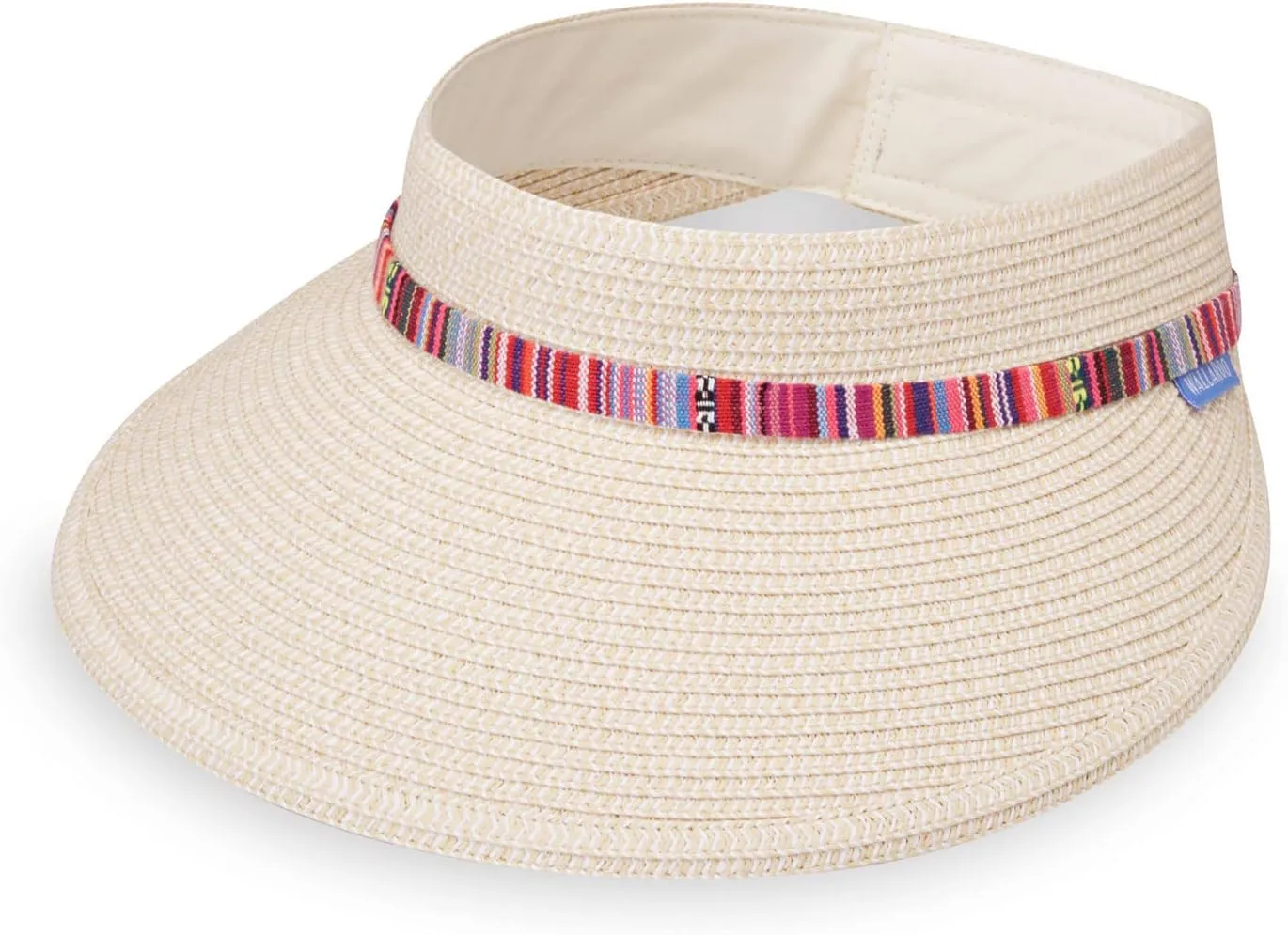 Wallaroo Hat Company – Women’s Sedona Sun Visor – Wide Brim, Packable Design and Adjustable Sizing for Medium Crown Sizes