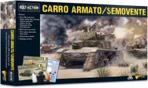 WarLord Bolt Action Carro Armato/Semovente Tank 1:56 Tabletop Miniatures - Plastic Paintable Miniature WWII Soldiers Set, Unpainted Table Top 28mm Military Minifigures for Adults - Gaming Figurines