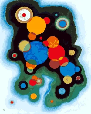 Wassily Kandinsky Collection PD (22) - Deepened Impulse - Van-Go Paint-by-Number Kit 60x75cm no Frame