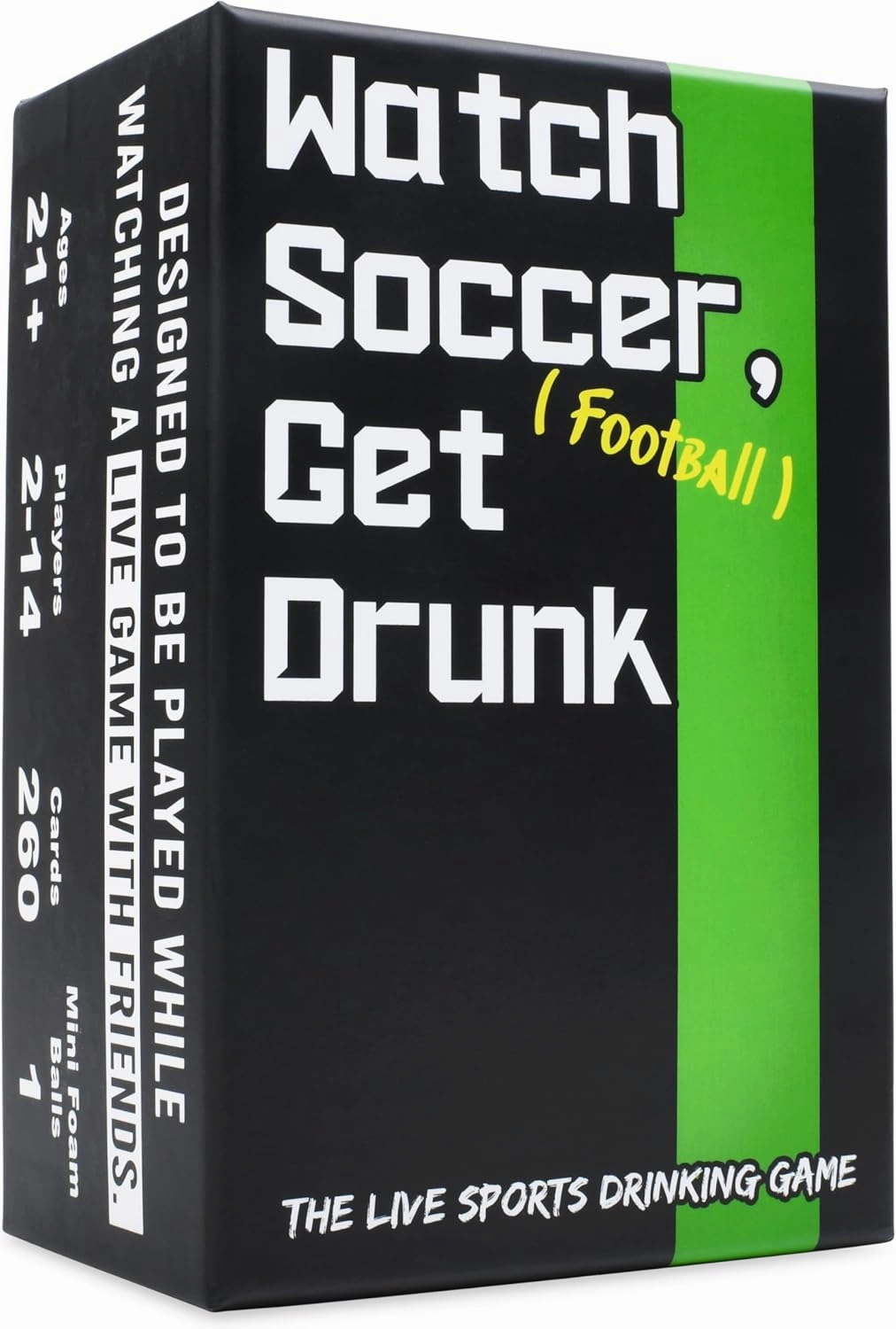 Watch Soccer, Get Drunk - The Live Soccer Drinking Game