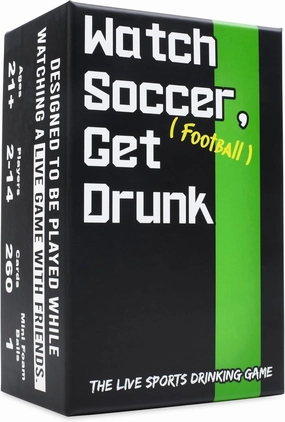 Watch Soccer, Get Drunk - The Live Soccer Drinking Game