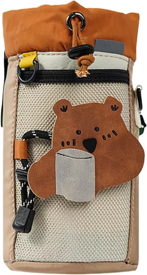 Water Bottle Carrier - Cup Holder Protector | Water Bottle Holder Fits | Insulated Waterproof Cup Pouch for Scooter, Handlebar, Wheelchair, Mountain & Road Biking, Hiking, and Camping
