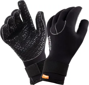 Water Gloves 5mm Neoprene Warmer Wetsuit Winter Gloves with Adjustable Wrist Strap for Ice Canoeing Ocean Swimming Kayaking Spearfishing Skiing