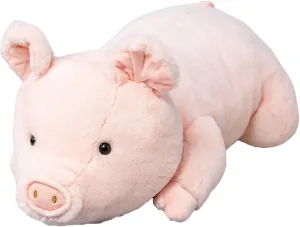 Weighted Stuffed Animals, 3.3lbs Weighted Pig Stuffed Animal Cute Pig Plush Animals Hugging Pillow Toy Gifts for Adults and Kids, 19.6 inch