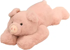 Weighted Stuffed Animals, Weighted Pig Stuffed Animal Toy Cute Pink Pig Plush Pillow Weighted Plush Animals Toy, 11.8"
