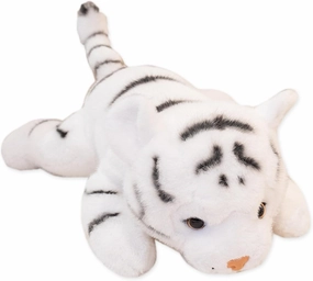 White Tiger Weighted Stuffed Animals, 25.6 Inch Tigers Plush Toy,Stuffed Tiger Plushies Cute Weighted Tigers Plush Pillow Dolls Gifts for Kids Boys Girls